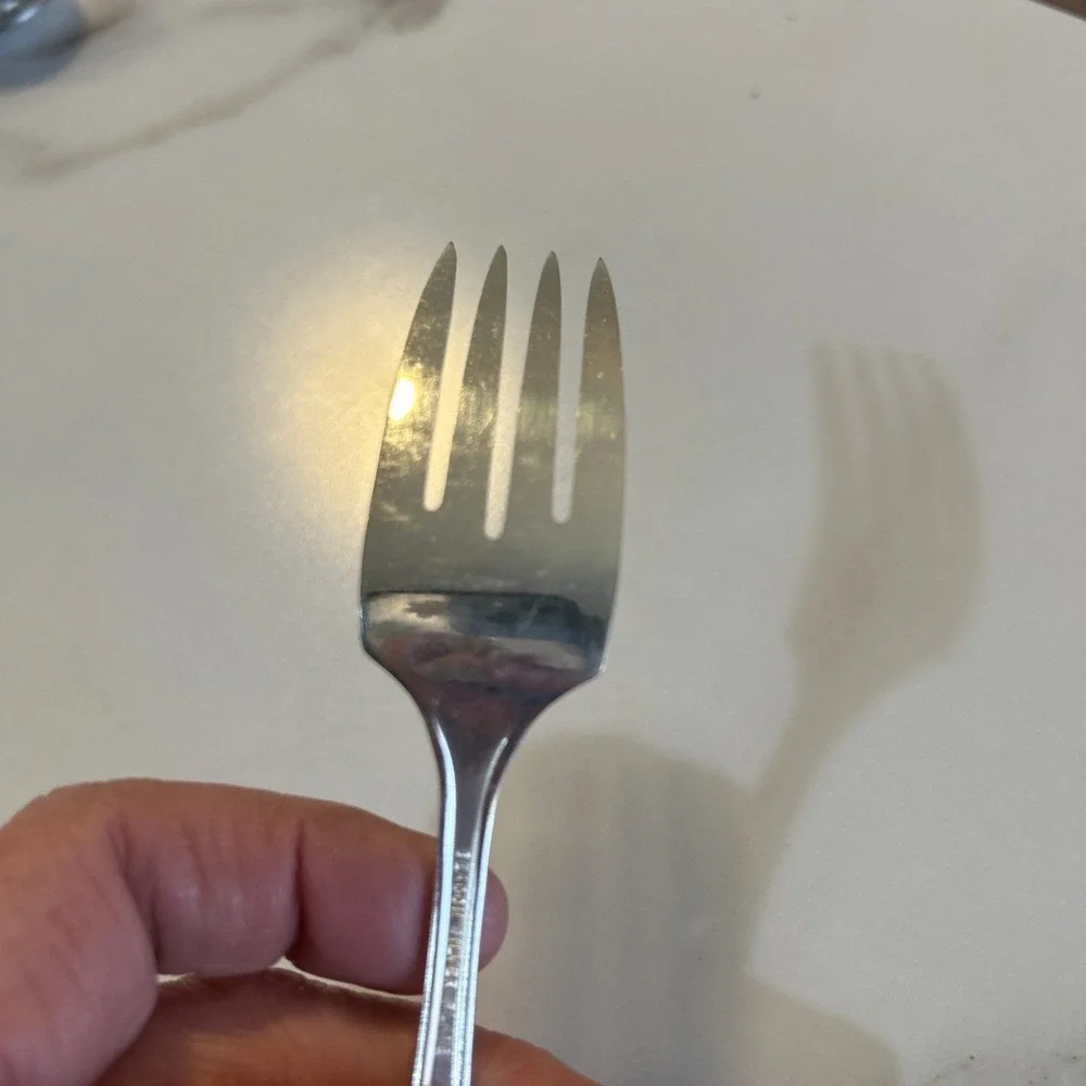 Beacon‎ Silverplate Dessert Forks (11) 1931 Miami Pattern MCM Vtg 6